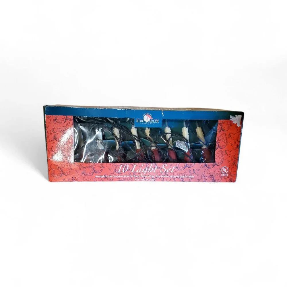 Kurt Adler Candle Clip on Lights 10 Light set